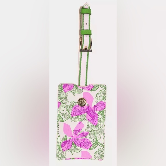 Lilly Pulitzer Sunset Shadows Luggage Tag and Sunset Shadows Small Pouch - Picture 6 of 14